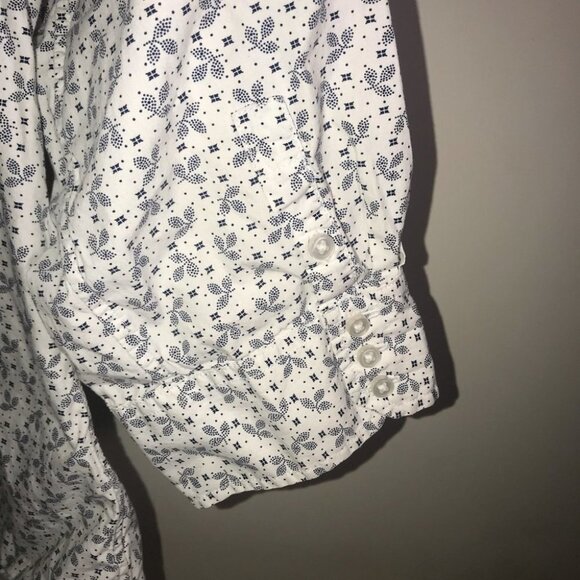 Tommy Hilfiger blouse size xl blue and white - Picture 4 of 5